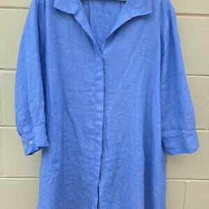 Foxcroft nyc  Button Down Tunic -  Size 2X
